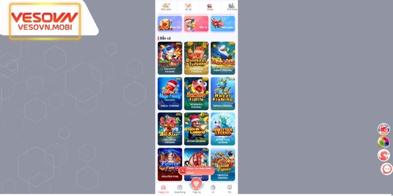 Bắn cá 3D đồ họa bắt mắt thưởng lớn